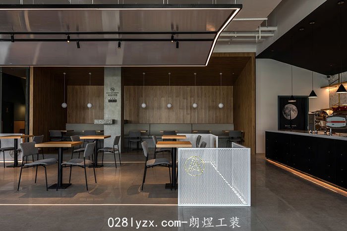 咖啡廳局部裝(zhuāng)修效果圖
