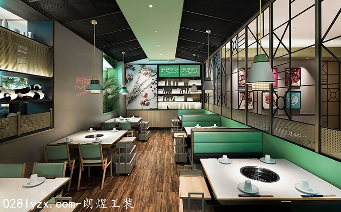 成都火鍋店(diàn)裝(zhuāng)修效果圖