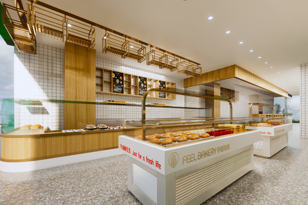 成都烘培店(diàn)面裝(zhuāng)修設計效果圖