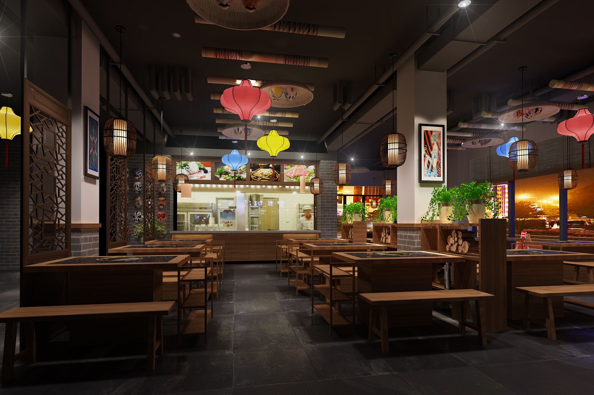 火鍋店(diàn)裝(zhuāng)修