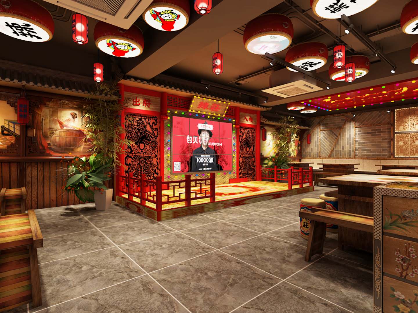 火鍋店(diàn)設計效果