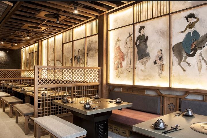吸引人的成都火鍋店(diàn)裝(zhuāng)修設計圖片
