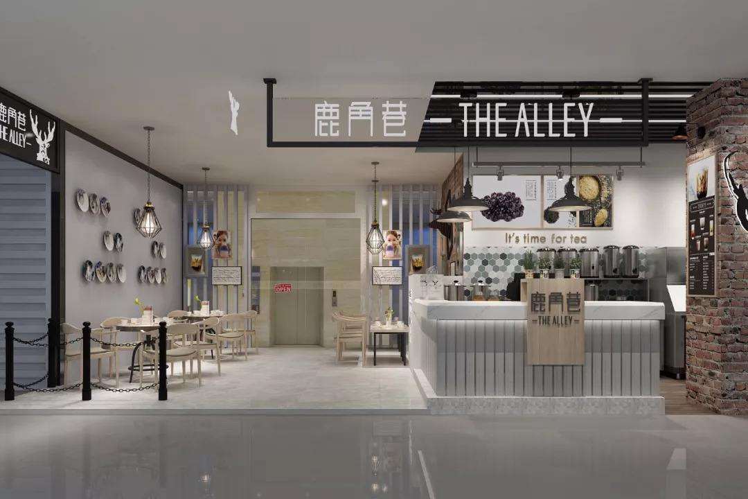 鹿角巷奶茶店(diàn)店(diàn)内裝(zhuāng)修圖片