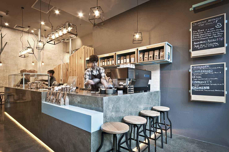 粗狂工(gōng)業奶茶店(diàn)裝(zhuāng)修