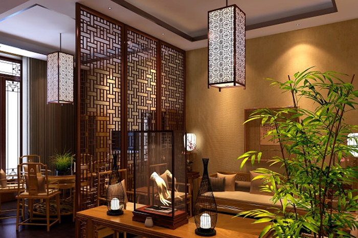 新(xīn)古典中(zhōng)式茶樓店(diàn)鋪裝(zhuāng)修效果圖及具(jù)體(tǐ)裝(zhuāng)修設計方案