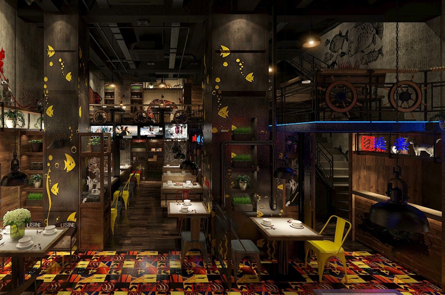 紙上烤魚店(diàn)裝(zhuāng)修