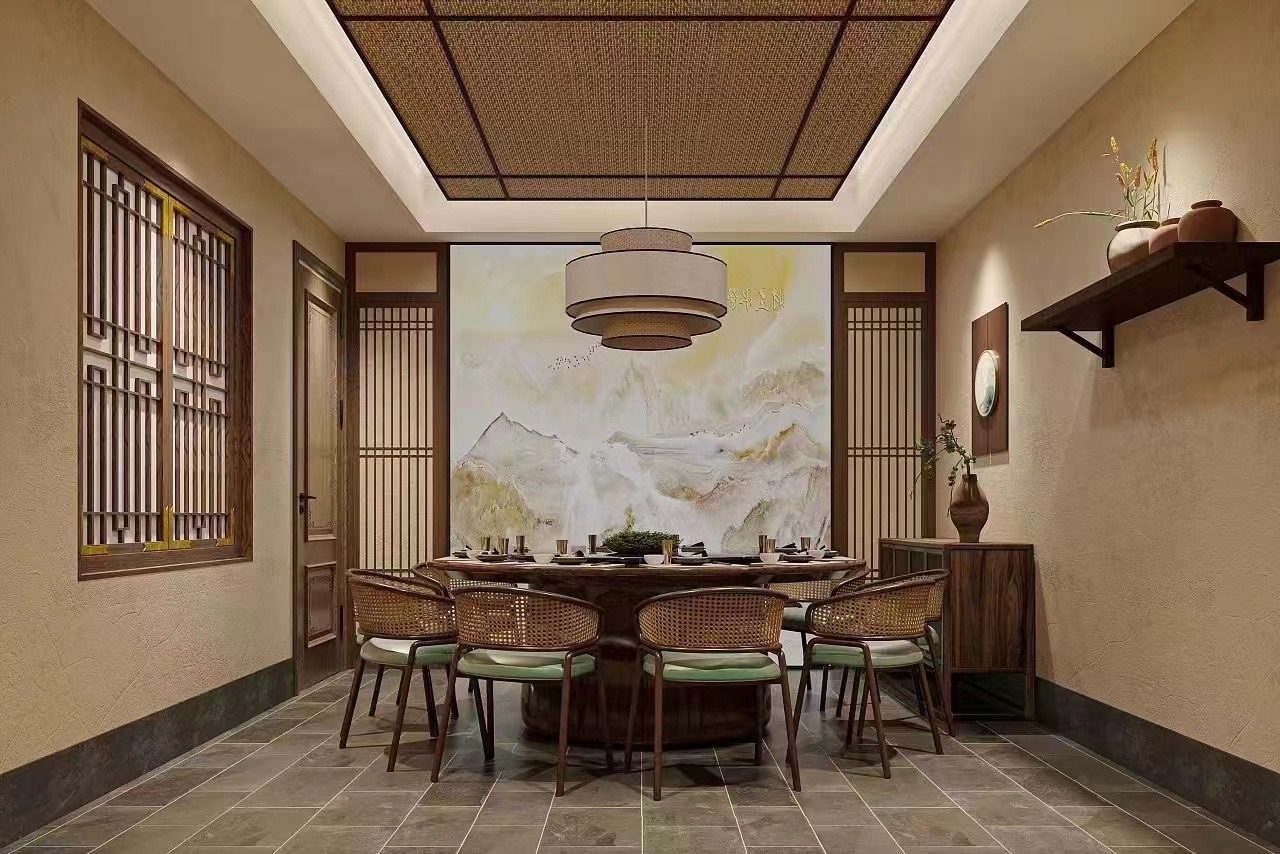 農家樂的餐廳裝(zhuāng)修設計