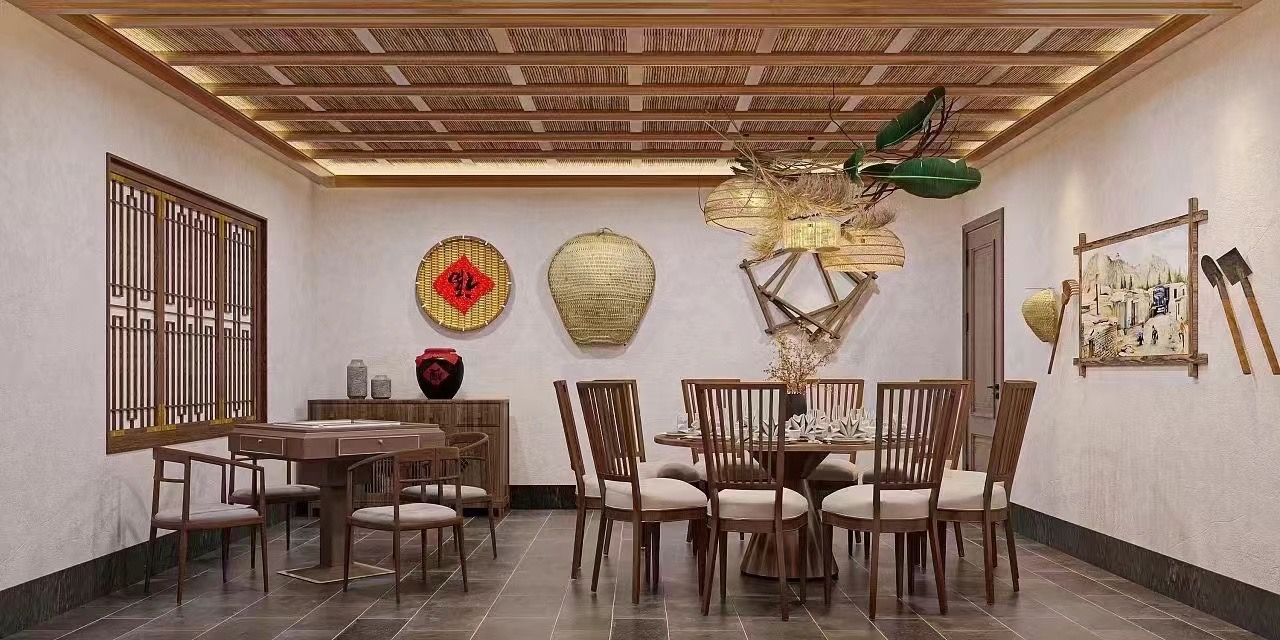 農家樂餐廳裝(zhuāng)修設計布局