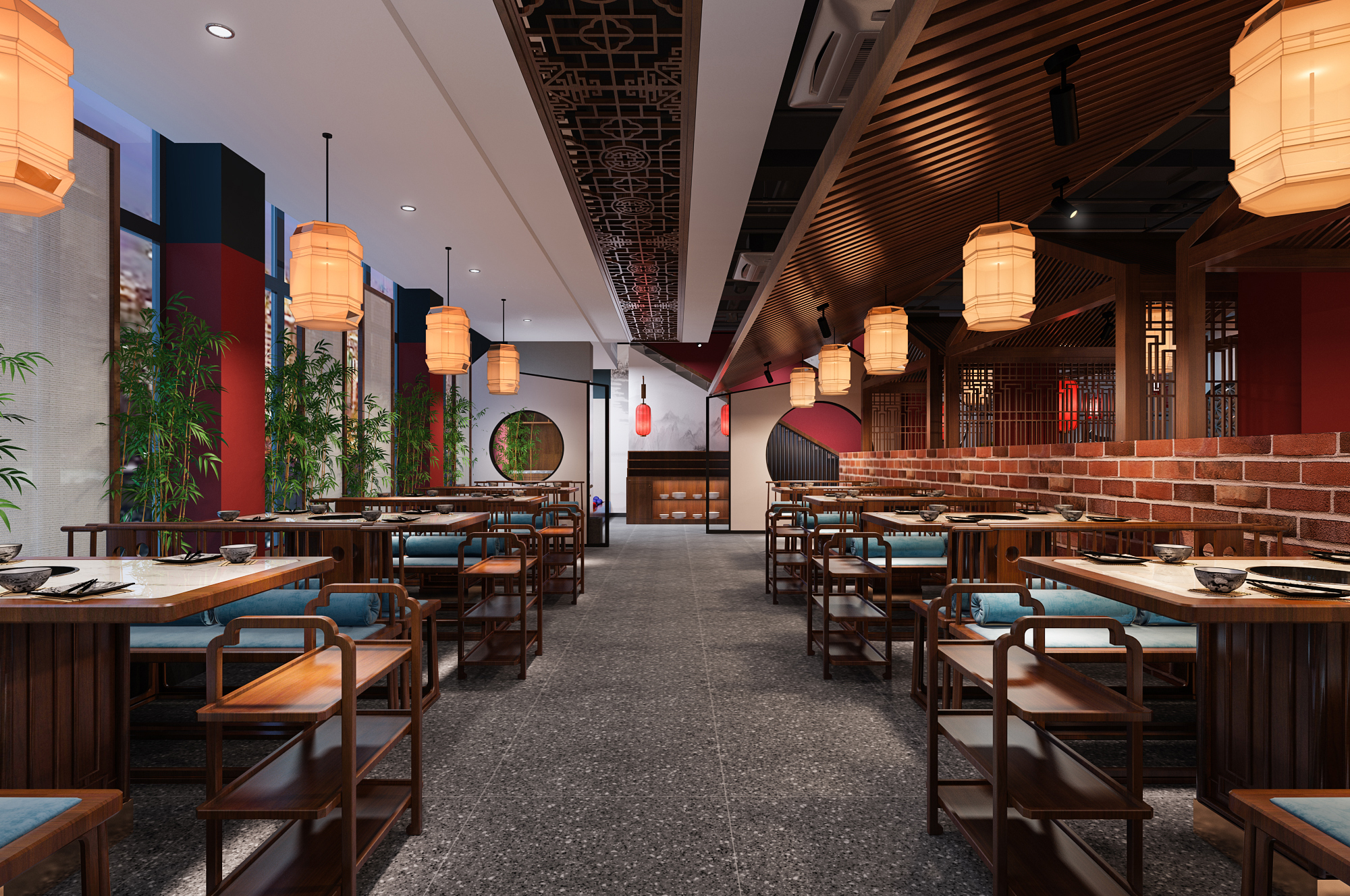 最簡單的火鍋店(diàn)裝(zhuāng)修風格,既好看又(yòu)省錢!